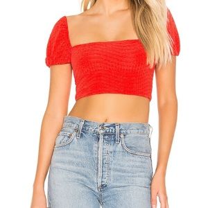 Privacy Please Revolve Crop Top- NWT